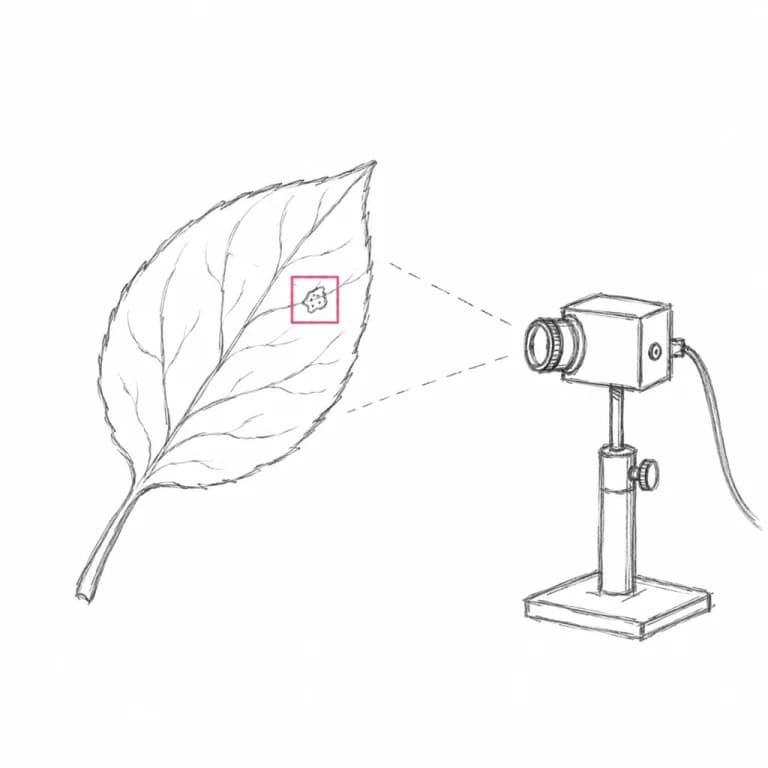 AI Plant Disease Detection: Detects plant leaf disease in real time with an image model running on an ESP32-CAM.